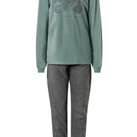 Outfitter fleece jongens pyjama - Racemotor