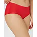 Ten Cate Secrets naadloze hipster dames - Invisible - Naadloos dames hipster ondergoed - Schijnt niet door - Katoenen kruisje - Rood