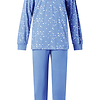 Lunatex dames pyjama dikke tricot - Snow dots