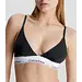 Calvin Klein Triangle Bralette dames - Unlined - Bh zonder beugel - Triangle bh - Katoen modal - Zwart