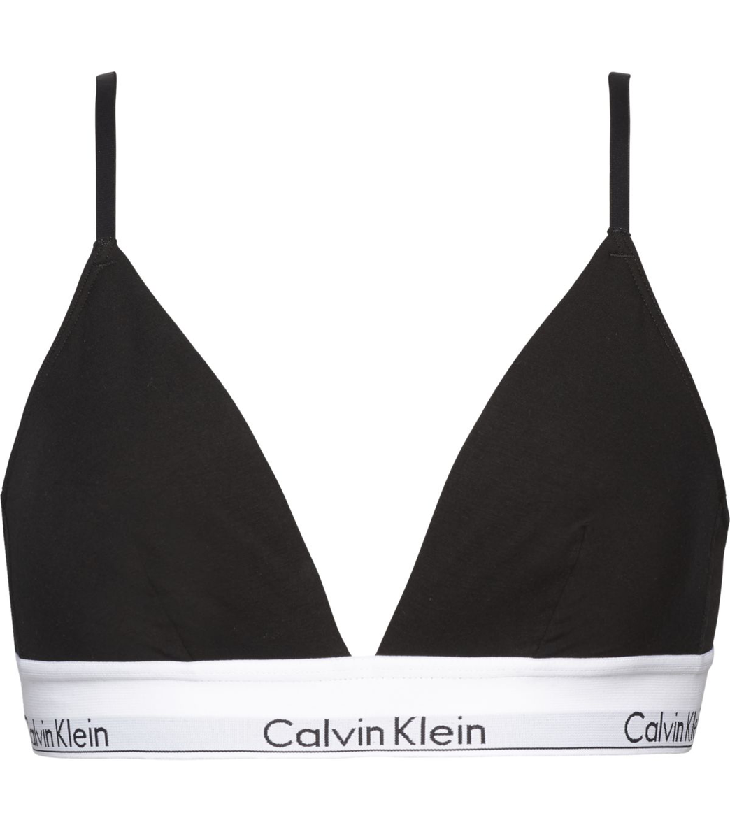 Calvin Klein Triangle Bralette dames - Unlined - Bh zonder beugel - Triangle bh - Katoen modal Calvin Klein Triangle Bralette dames - Unlined - Bh zonder beugel - Triangle bh - Katoen modal