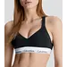 Calvin Klein Push Up bralette - Lift Bralette - Bralette - Bh top met push up effect - Katoen - Zwart
