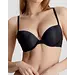 Calvin Klein BH - Push Up Plunge bh - T-shirt bh met beugel  - Verstelbare bandjes - Zwart