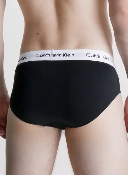 Calvin Klein 3-Pack Heren heup slips - Hip Brief - Katoenen heren onderbroeken - Elastische band Calvin Klein 3-Pack Heren heup slips - Hip Brief - Katoenen heren onderbroeken - Elastische band