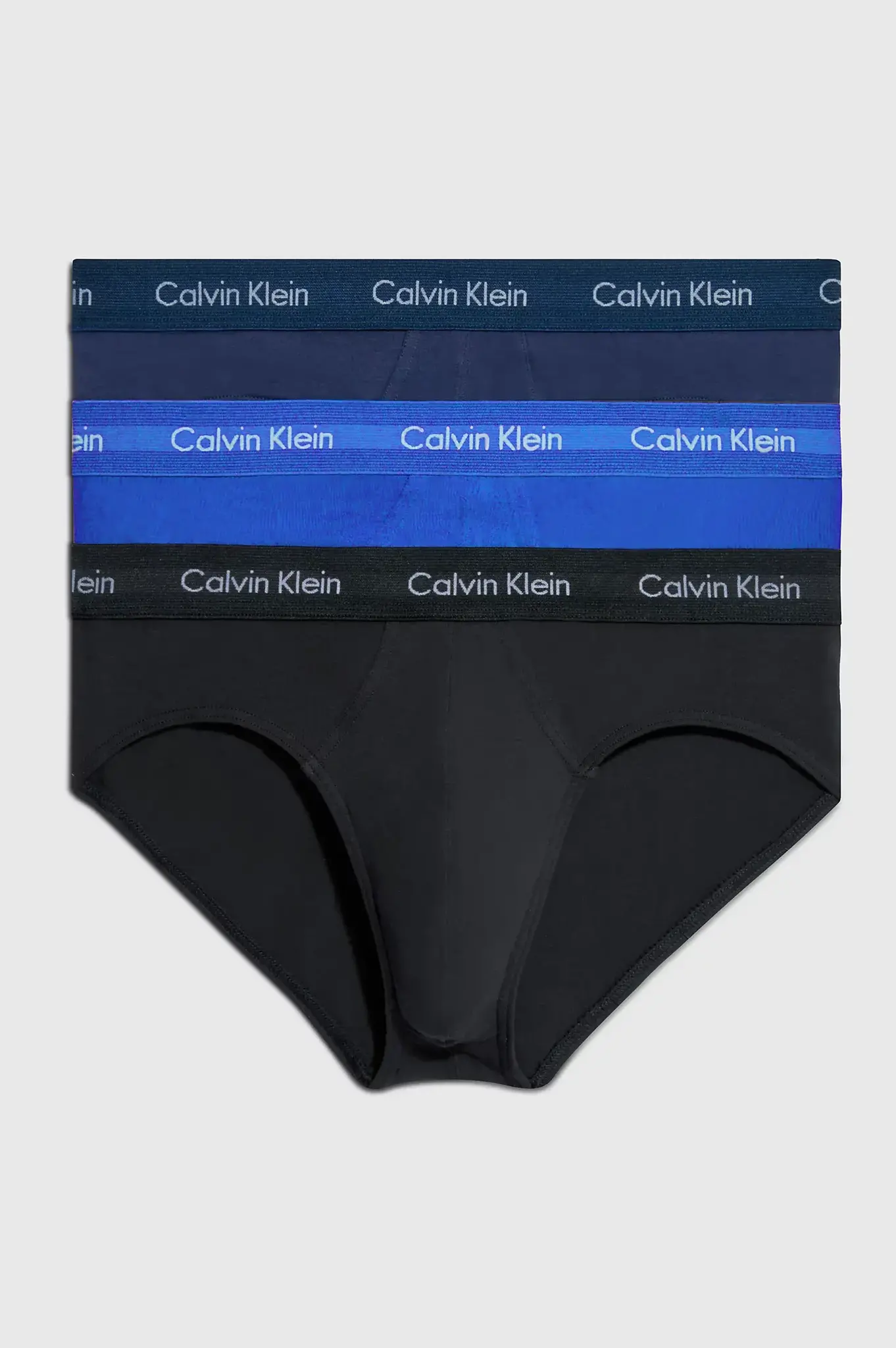 Calvin Klein 3-Pack Heren heup slips - Hip Brief - Katoenen heren onderbroeken - Elastische band