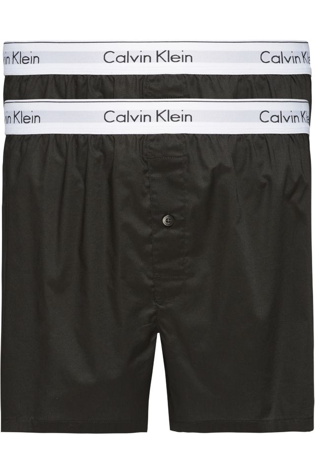 Calvin Klein 2-Pack Wijde Heren Boxershorts - Boxer slim