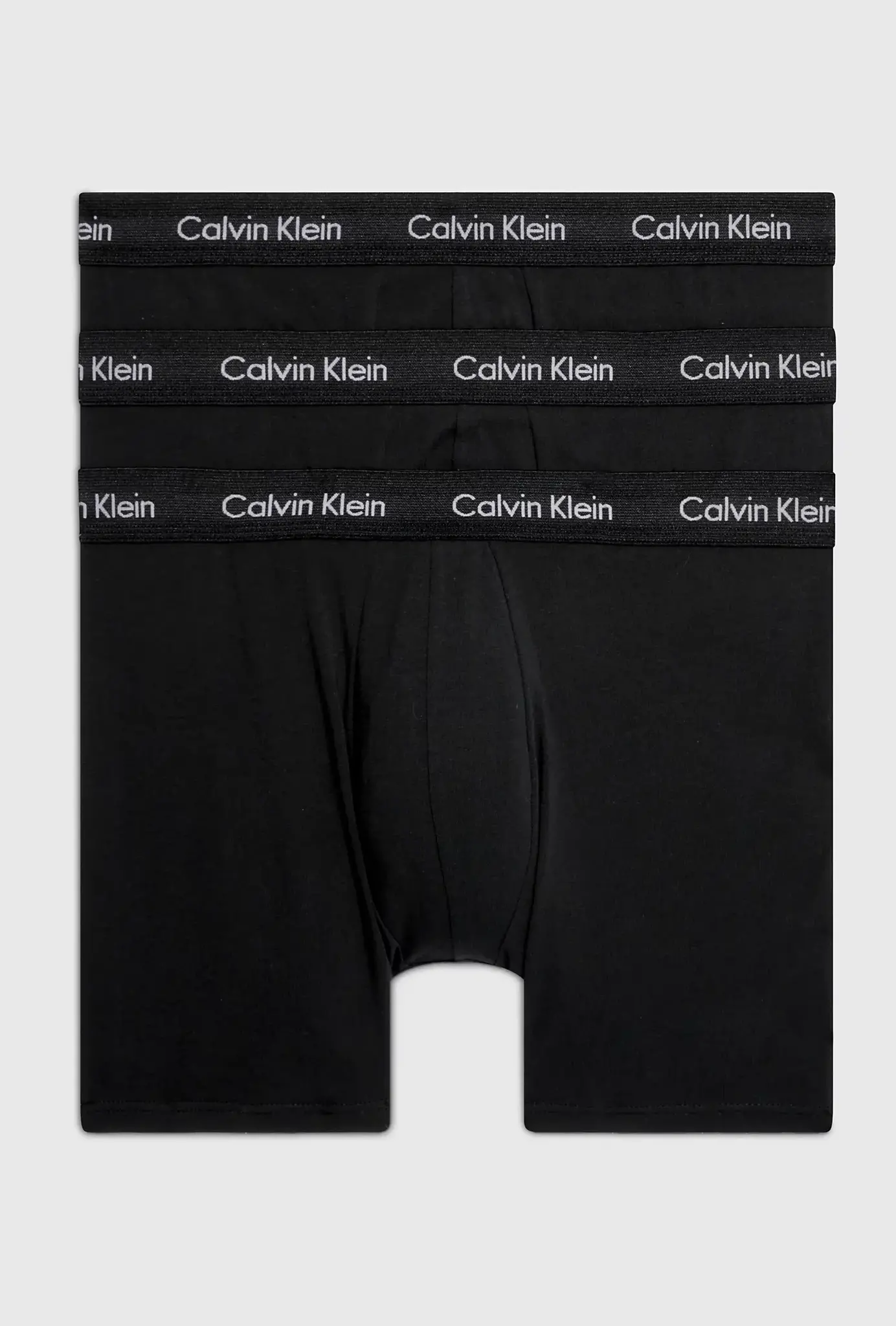Calvin Klein 3-Pack Heren Boxershorts - Boxer Brief Black - Katoenen mannen boxers - Lange pijpjes - Calvin Klein underwear