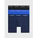 Calvin Klein 3-Pack Heren Boxershorts lang - Boxer Brief - Katoenen Onderbroek lange pijpjes - Blauw/Zwart