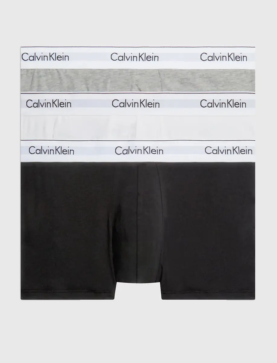 Calvin Klein 3-Pack Trunks heren - Boxershorts met korte pijpjes - Katoenen boxers voor mannen Calvin Klein 3-Pack Trunks heren - Boxershorts met korte pijpjes - Katoenen boxers voor mannen