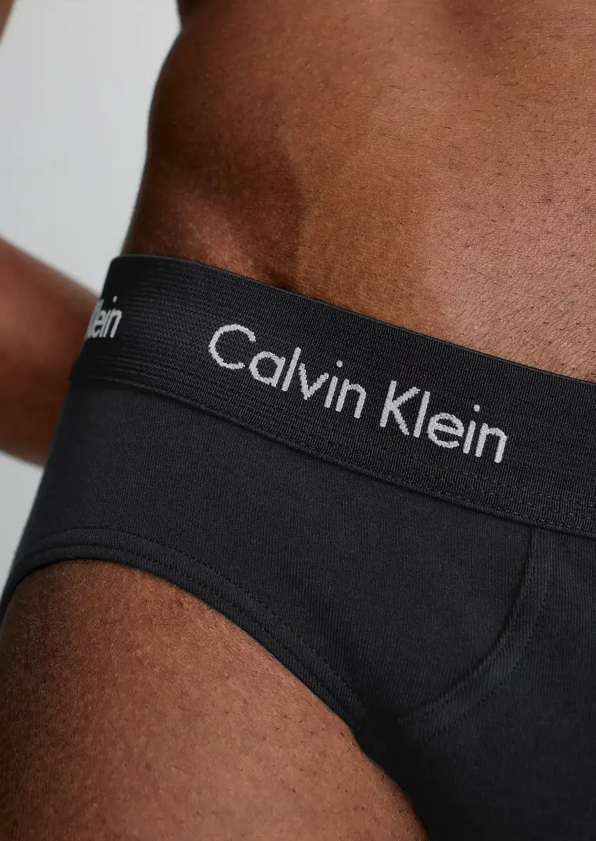 Calvin Klein 5-Pack Heren slips - Hip Brief - Zwarte heren onderbroeken katoen Calvin Klein 5-Pack Heren slips - Hip Brief - Zwarte heren onderbroeken katoen