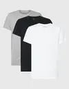 Calvin Klein 3-pack heren T-shirts - Crew neck - 100%  katoenen heren ondershirts met ronde hals en korte mouw