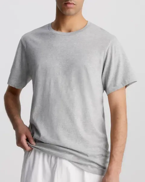 Calvin Klein 3-pack heren T-shirts - Crew neck - 100%  katoenen heren ondershirts met ronde hals en korte mouw