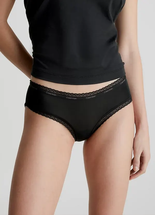 Calvin Klein Hipster dames - Bottoms Up - Microfiber dames ondergoed - Kanten onderbroeken