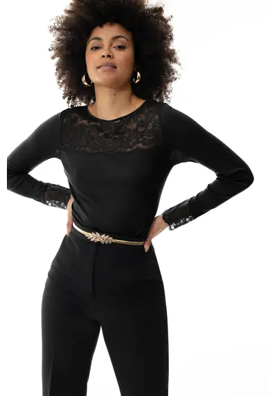 Mey Wollen Thermoshirt dames lange mouw - Kant - Wool Love Mey Wollen Thermoshirt dames lange mouw - Kant - Wool Love