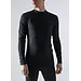 Craft extra warm Thermo shirt heren - Lange mouw Core warm - Zwart