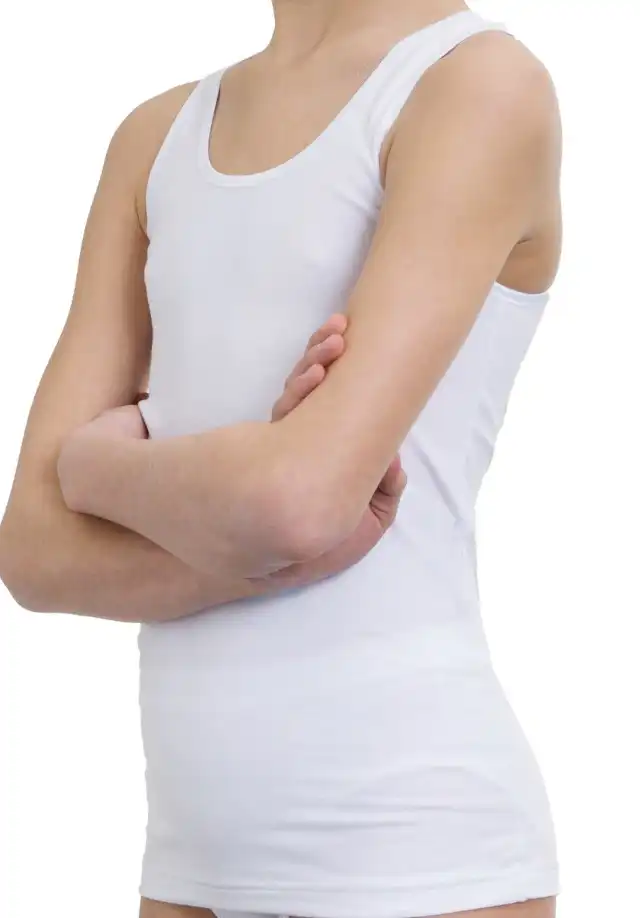 Beeren Comfort katoen meisjes hemdje brede band - Meisjes singlet katoen