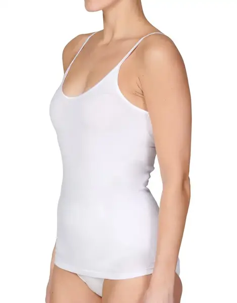 Beeren dames spaghetti hemd comfort feeling  - Katoenen onderhemd  wit, zwart  - Singlet smalle bandjes
