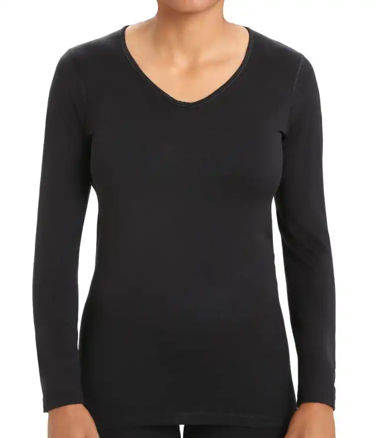 Beeren dames thermo shirt Lange mouw - Thermo ondergoed dames - Diepe hals - Thermisch