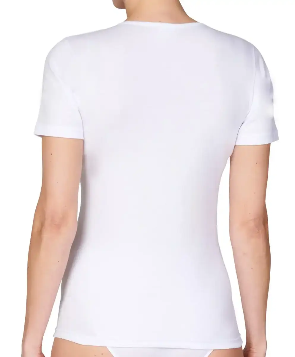 Beeren dames shirt korte mouw Beatrix  - Kanten ondershirt - Naadloos - 100% katoen