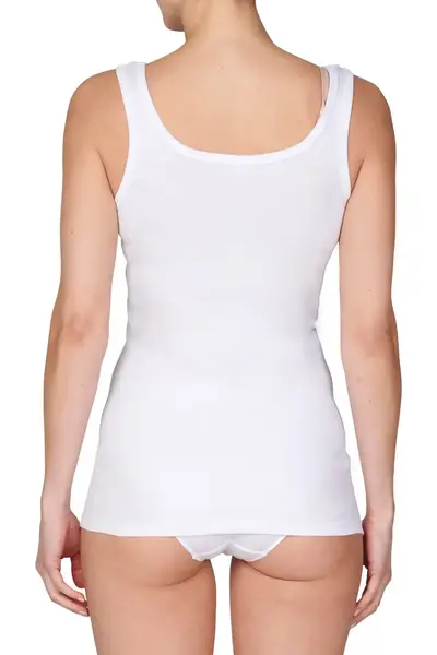 Beeren dames hemd met kant - Angela  - Kanten onderhemd - Singlet - 100% katoen