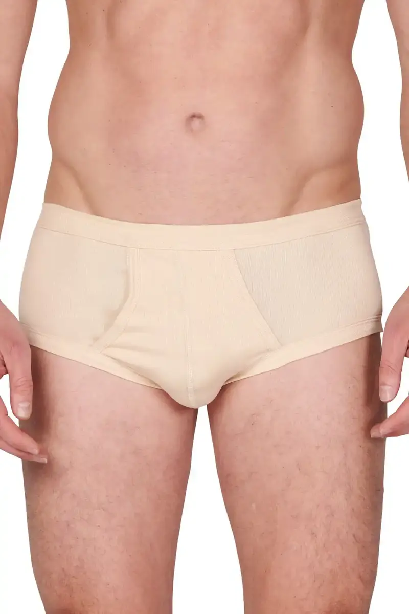 Beeren 2-pak heren slip kleur, M3000 - 100% Katoen- Met gulp - Voorsluiting - Klassiek mannen ondergoed