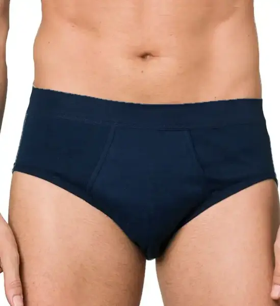 Beeren 2-pak heren slip kleur, M3000 - 100% Katoen- Met gulp - Voorsluiting - Klassiek mannen ondergoed