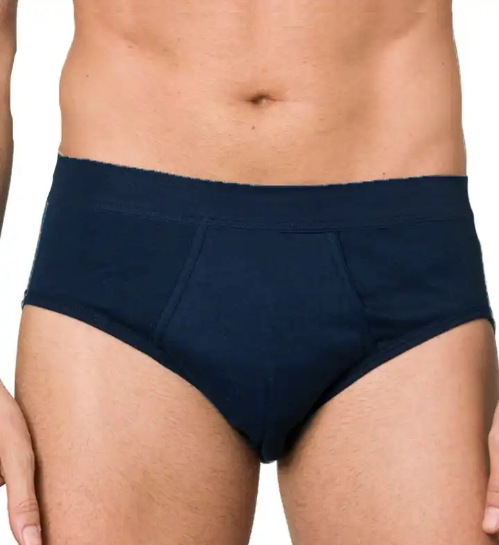 Beeren 2-pak heren slip kleur, M3000 - 100% Katoen- Met gulp - Voorsluiting - Klassiek mannen ondergoed