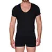 Beeren ondershirt heren diepe V-hals - Onzichtbaar - Schijnt niet door - ondershirt mannen - Zwart