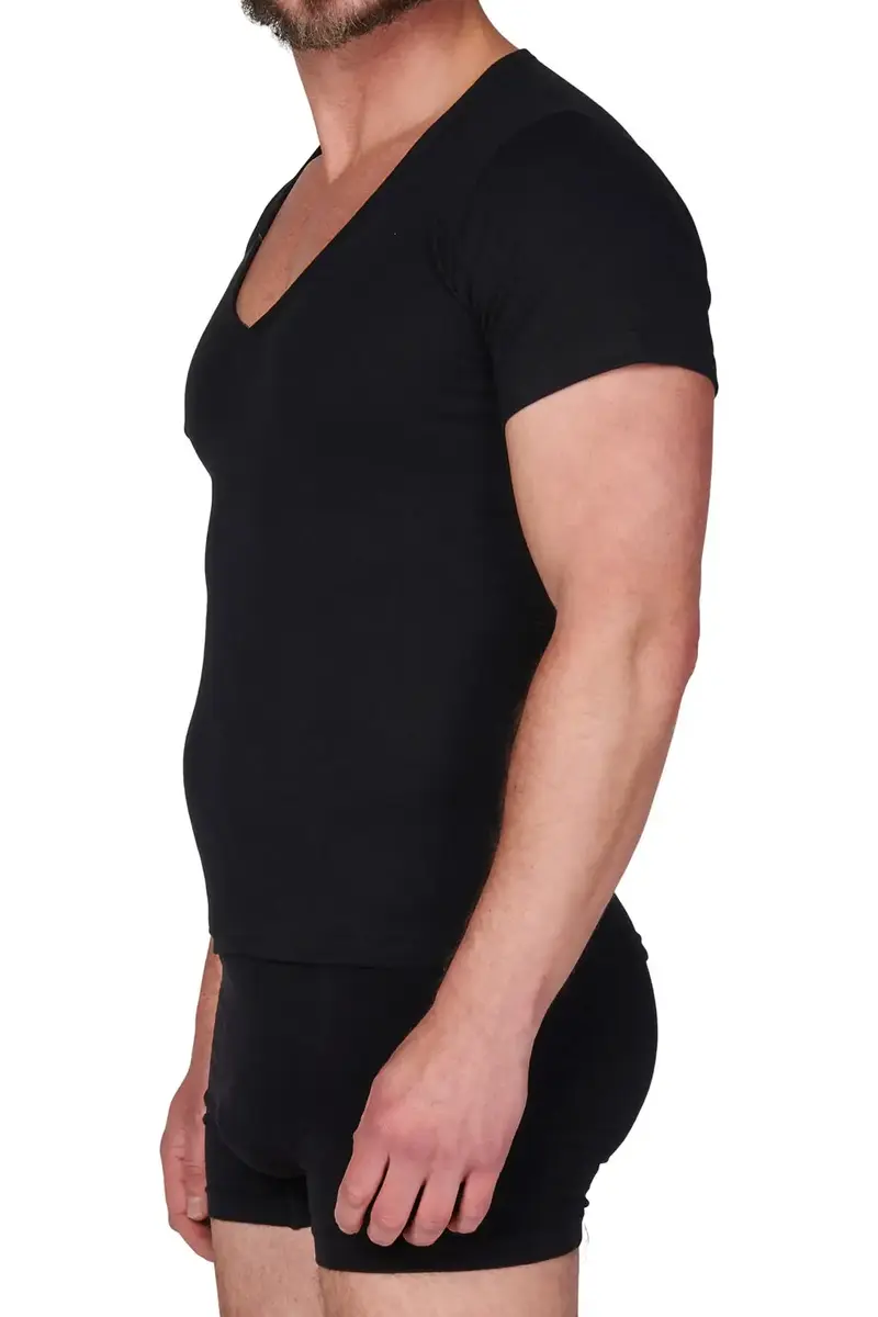 Beeren ondershirt heren diepe V-hals - Onzichtbaar - Schijnt niet door - ondershirt mannen