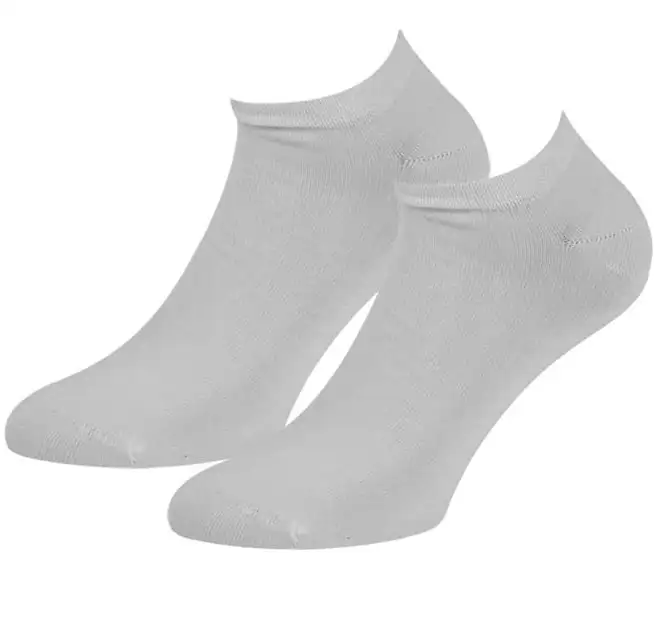 Boru Bamboo 2 paar korte sneaker sokken - Aansluitend - comfort - lage sokken