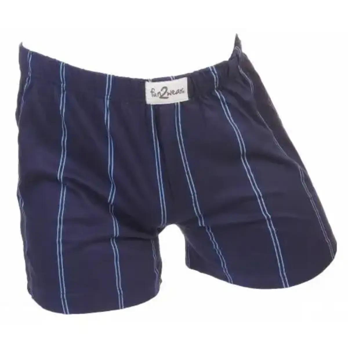 Funderwear-Fun2wear wijde heren boxershort krijtstreep - Katoenen losse boxershort met gulp Funderwear-Fun2wear wijde heren boxershort krijtstreep - Katoenen losse boxershort met gulp
