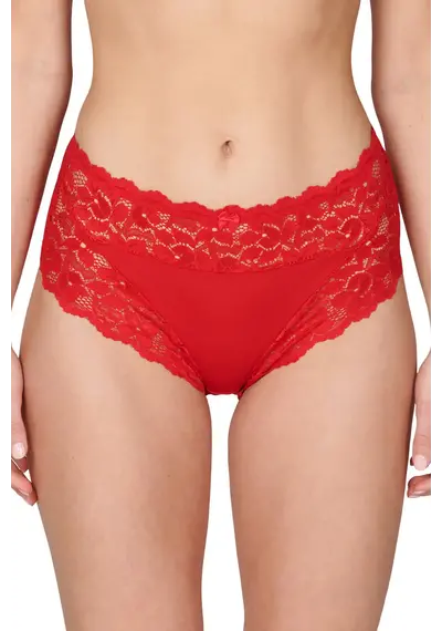 J&C  dames tailleslip met kant - microfiber J&C  dames tailleslip met kant - microfiber