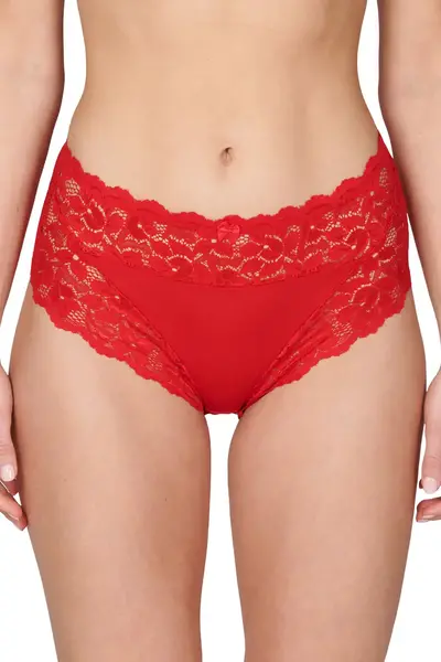 J&C dames tailleslip met kant - microfiber - Kanten vrouwen onderbroek - Elastisch J&C dames tailleslip met kant - microfiber - Kanten vrouwen onderbroek - Elastisch