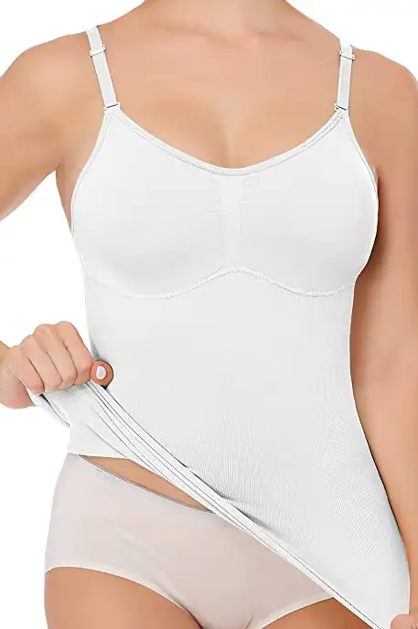 J&C correctie hemd smal bandje 6409 - Shapewear hemd - Corrigerend singlet