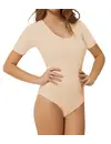 J&C string body-bodystocking korte mouw dames / Ronde hals