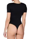 J&C string body-bodystocking korte mouw dames / Ronde hals