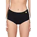 Lunatex onderbroek dames katoen - tailleslip - Dames ondergoed betaalbaar - Zwart