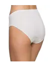 Nina von C dames Heupslip biologisch katoen - Zwart en wit dames midi slip - katoenen ondergoed dames