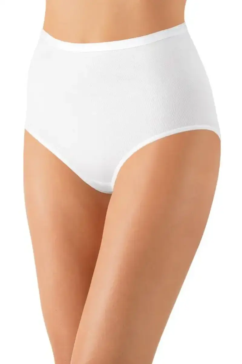 Nina von C dames Tailleslip 100% biologisch katoen - Hoge dames onderbroek - Dubbel kruisje