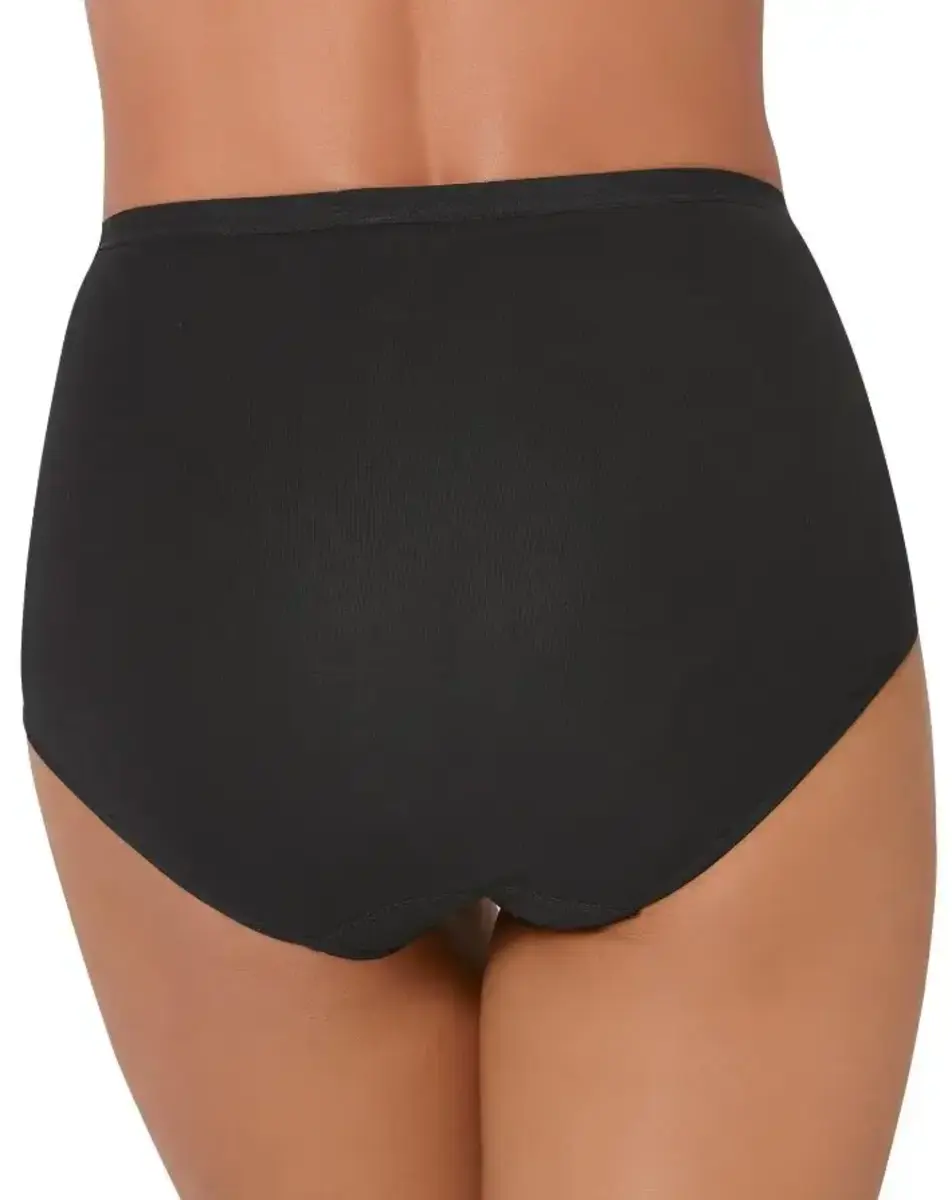 Nina von C dames Tailleslip 100% biologisch katoen - Hoge dames onderbroek - Dubbel kruisje