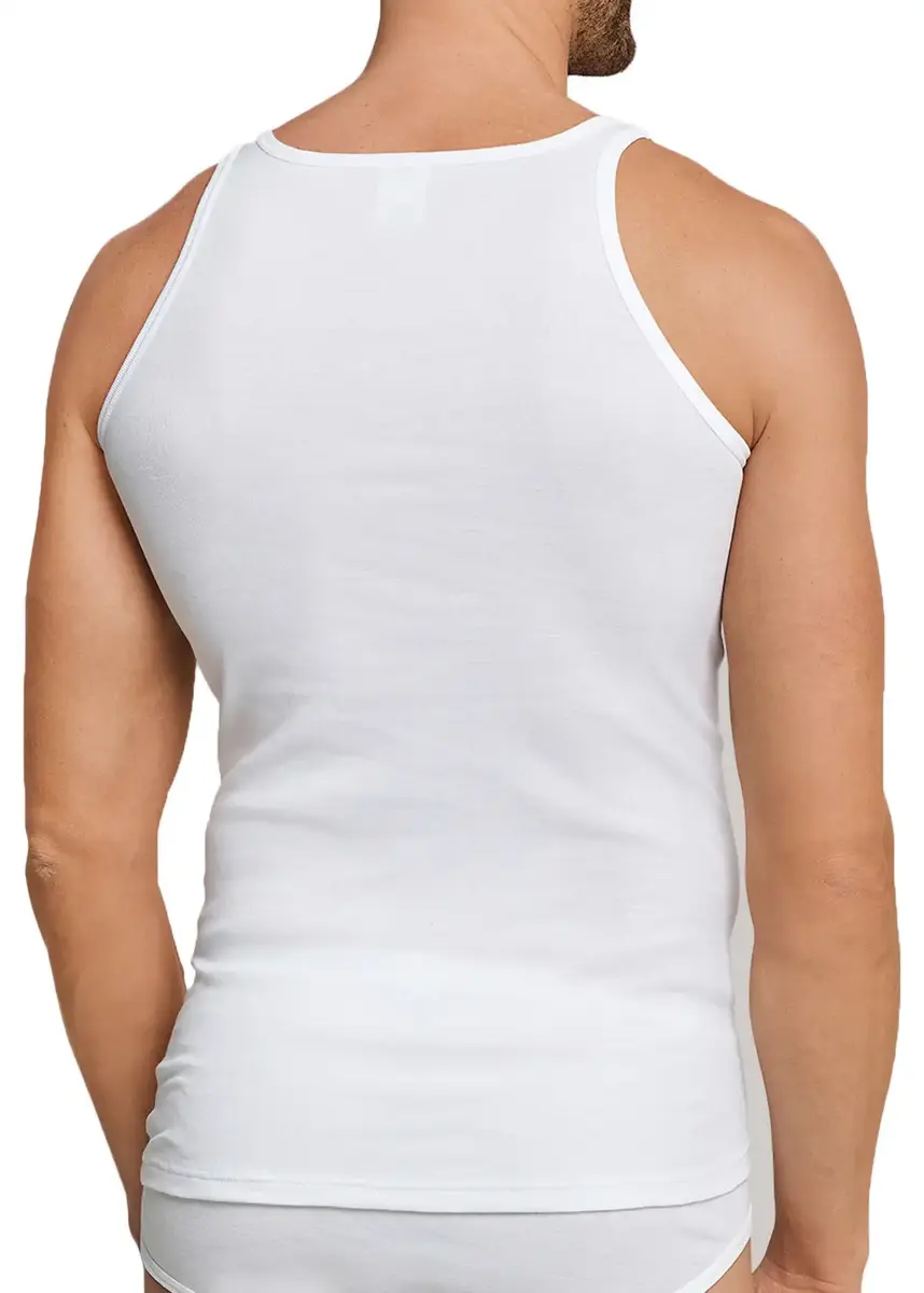 Schiesser 2-pack Classics heren hemden - Mannen singlet - onderhemd - 100% katoen