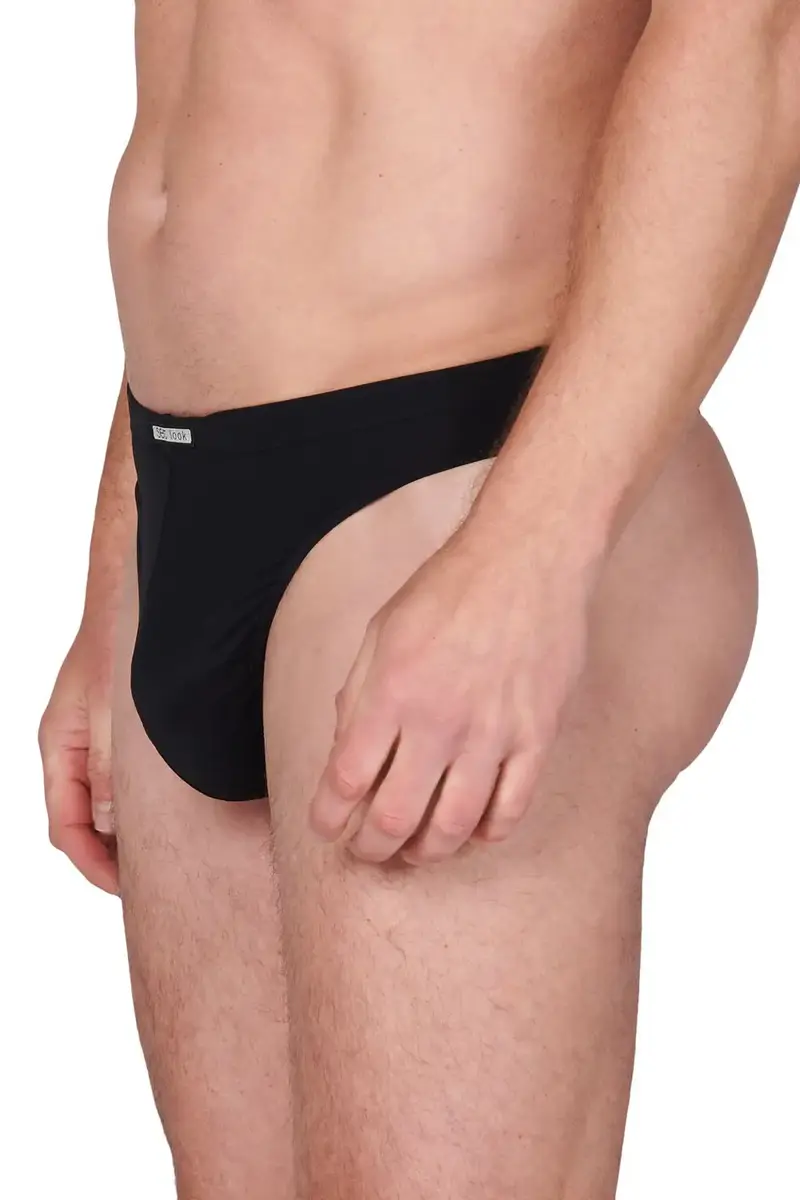 Set Look heren string micro 1478 - Microfiber mannen string - Donkerblauw - Zwart - Rood Set Look heren string micro 1478 - Microfiber mannen string - Donkerblauw - Zwart - Rood