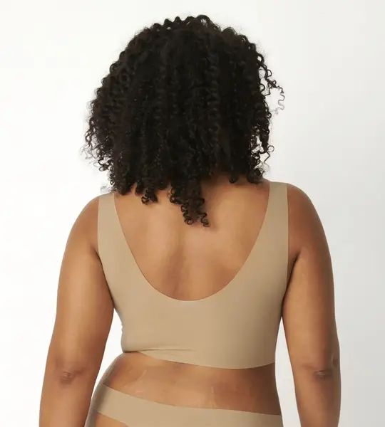 Sloggi Zero Feel Top met vulling - naadloze bh zonder sluiting - Comfort bh