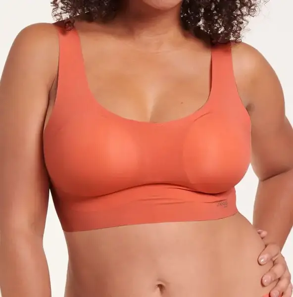 Sloggi Zero Feel Top met vulling - naadloze bh zonder sluiting - Comfort bh