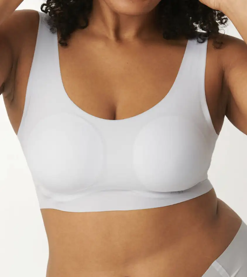 Sloggi Zero Feel Top met vulling - naadloze bh zonder sluiting - Comfort bh