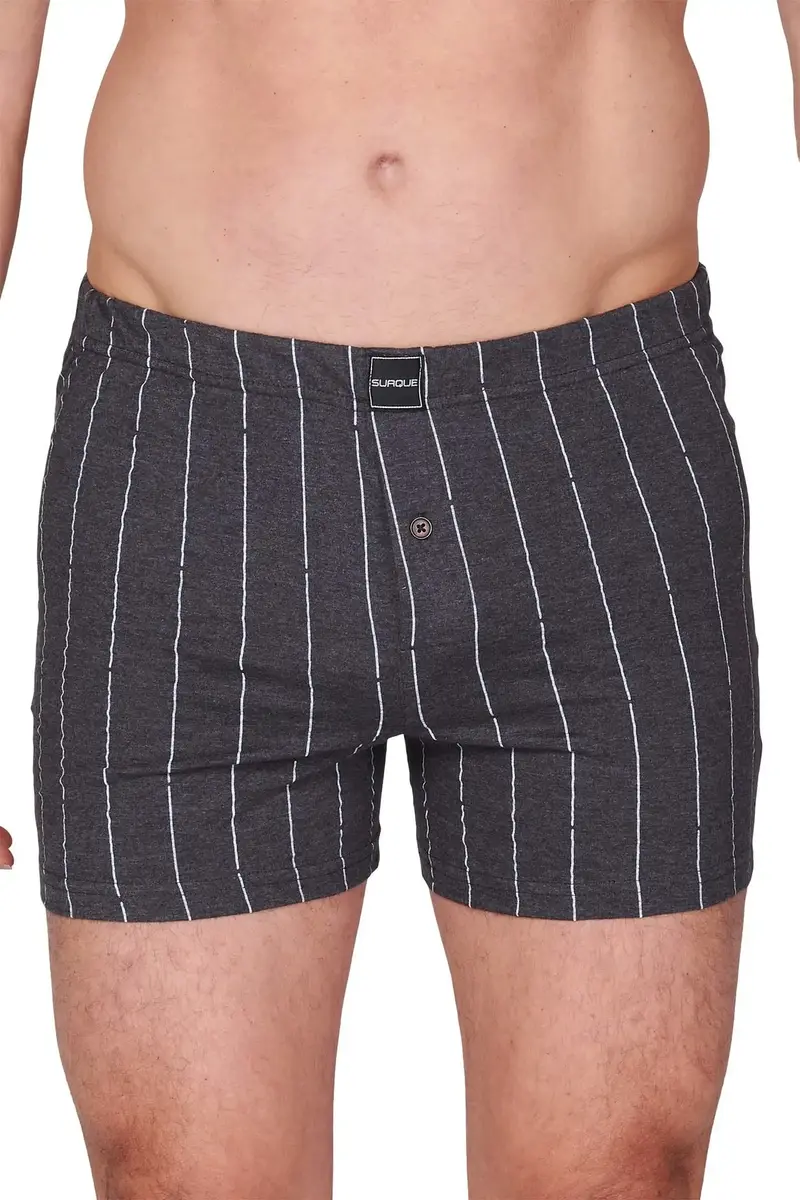 Suaque/Ginosanti wijde heren boxershort - Streep - Losse heren boxershort katoen