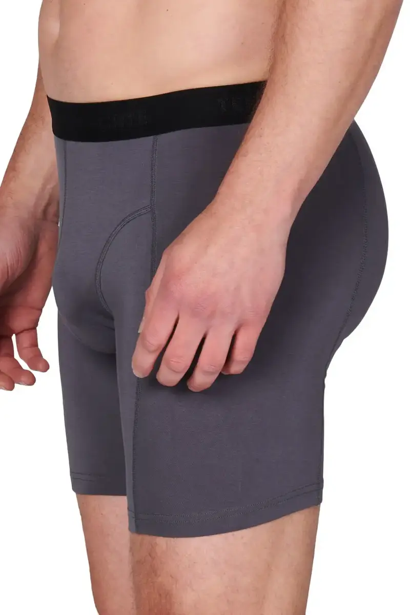 Ten Cate  2-Pack Bamboe boxershort heren Extra lange pijpjes - Heren onderbroek extra lang - bamboe ondergoed heren