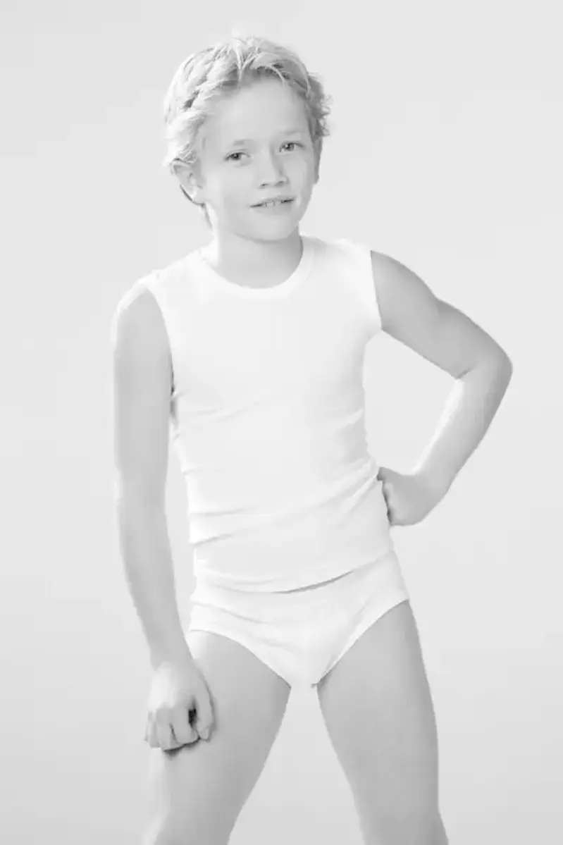 Beeren jongens Comfort Feeling katoen mouwloos shirt - Jongens ondershirt zonder mouwen - Katoen Beeren jongens Comfort Feeling katoen mouwloos shirt - Jongens ondershirt zonder mouwen - Katoen