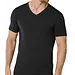 Beeren heren ondershirt V-hals - Korte mouw M3000 - 100% katoen slim fit T-shirt - Ronde hals - Zwart