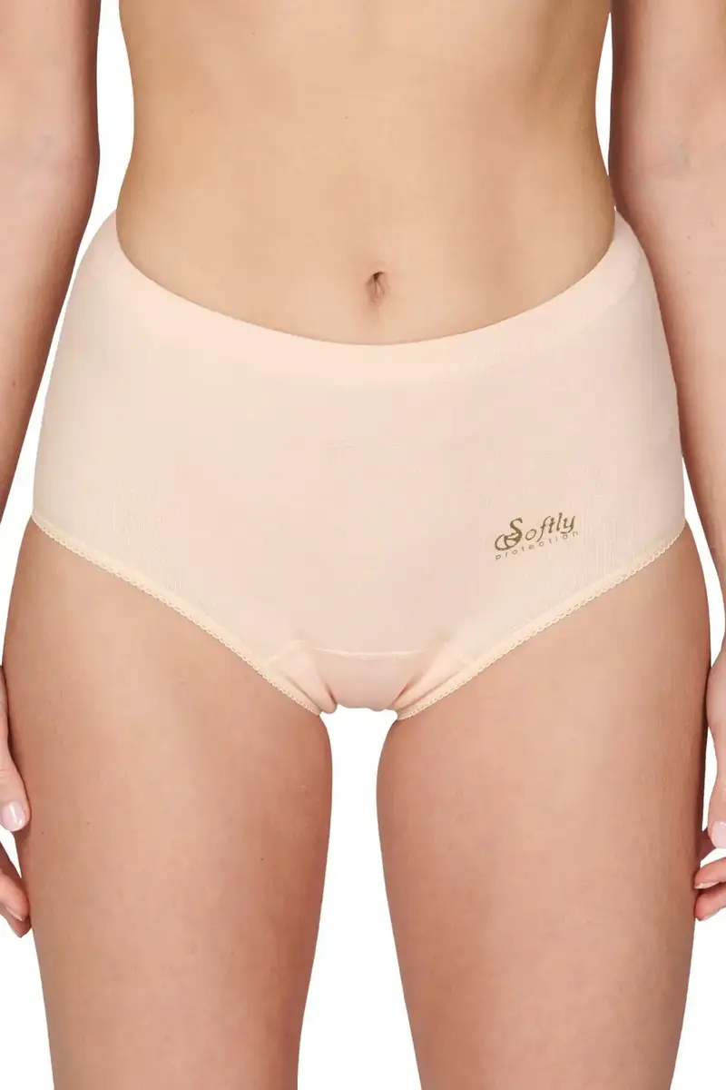 Beeren 2-pak Julia taille slip met badstof kruisje "Softly" - Hoge Katoenen dames onderbroek - Oma ondergoed Beeren 2-pak Julia taille slip met badstof kruisje "Softly" - Hoge Katoenen dames onderbroek - Oma ondergoed